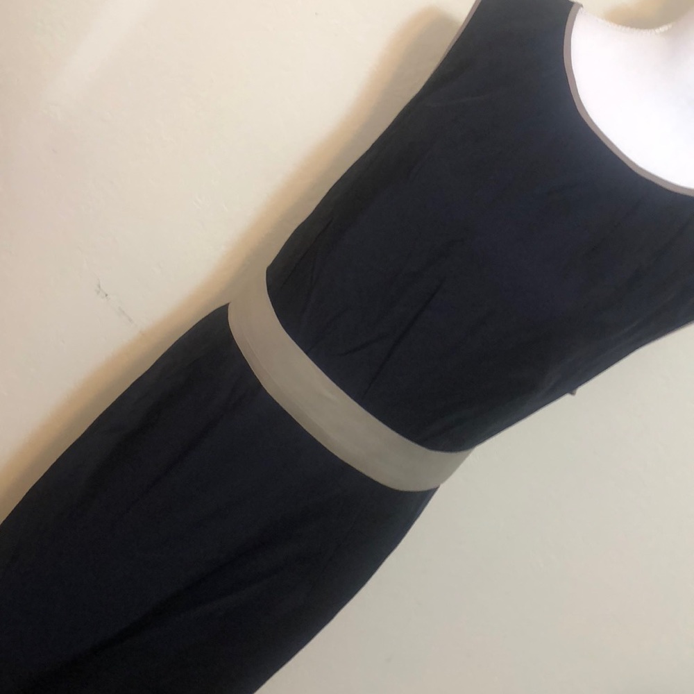 Navy & Beige Ann Taylor Dress